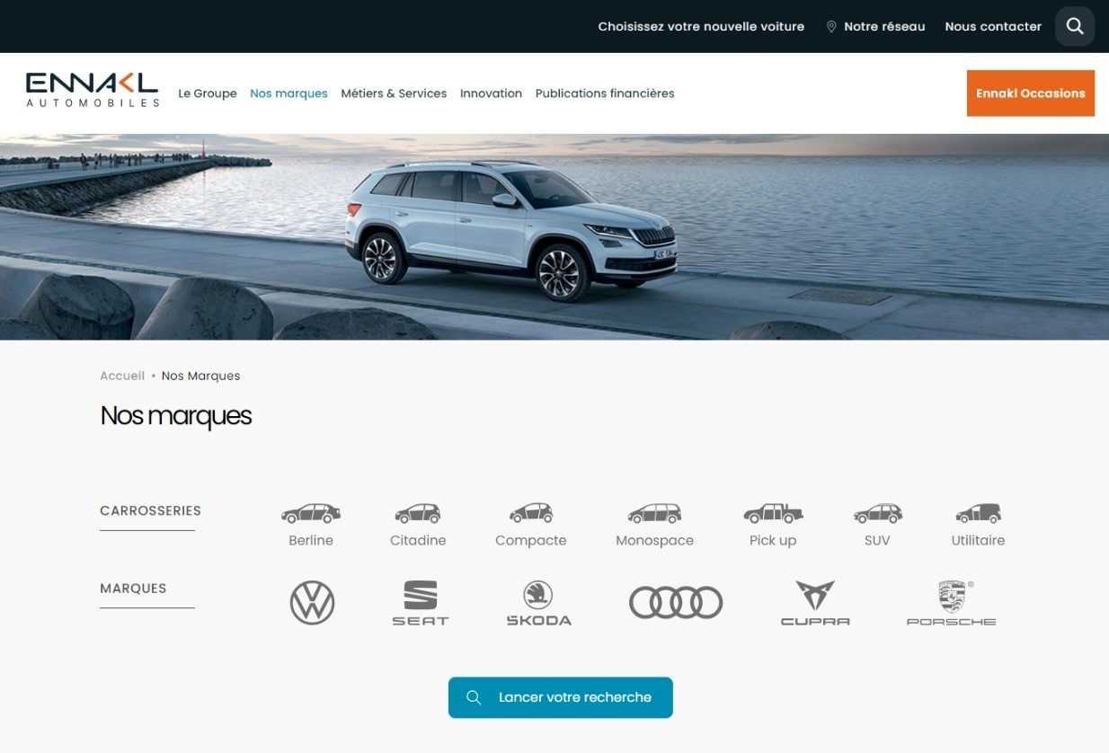 Ennakl Automobiles passe à la vitesse supérieure avec son nouveau site web