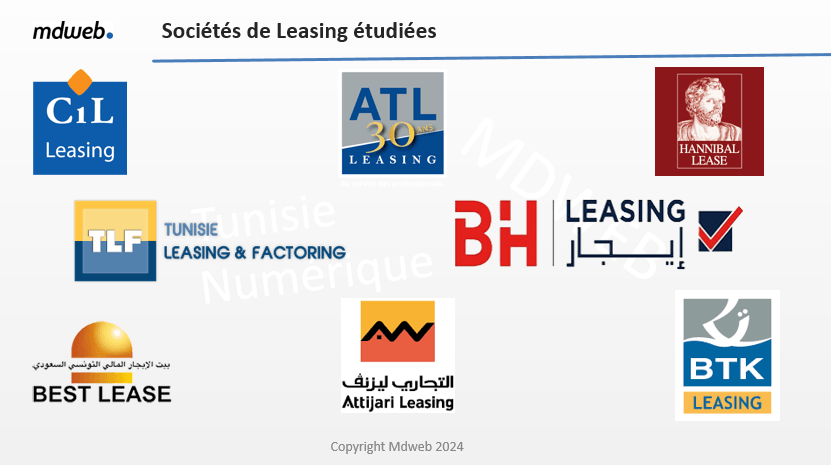 MDWEB : Classement des sociétés de Leasing sur le web et les médias sociaux (Juin...