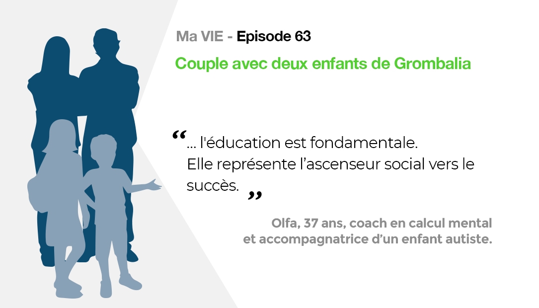 Ma vie: Couple avec deux enfants de Grombalia