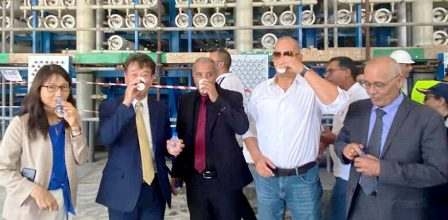 Tunisie – L’ambassadeur du Japon en visite à l’usine de dessalement d’eau de mer de...