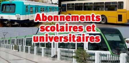 Tunisie – TRANSTU : Démarrage de la vente des abonnements scolaires et universitaires