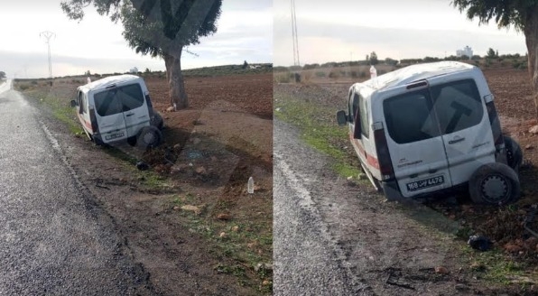 Béja: 3 blessés dans le glissement d’un louage