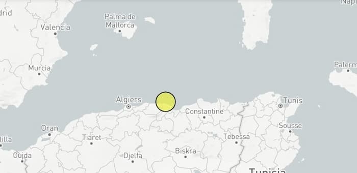 Algérie: Une secousse de magnitude 4.3 enregistrée à Tizi Ouzou