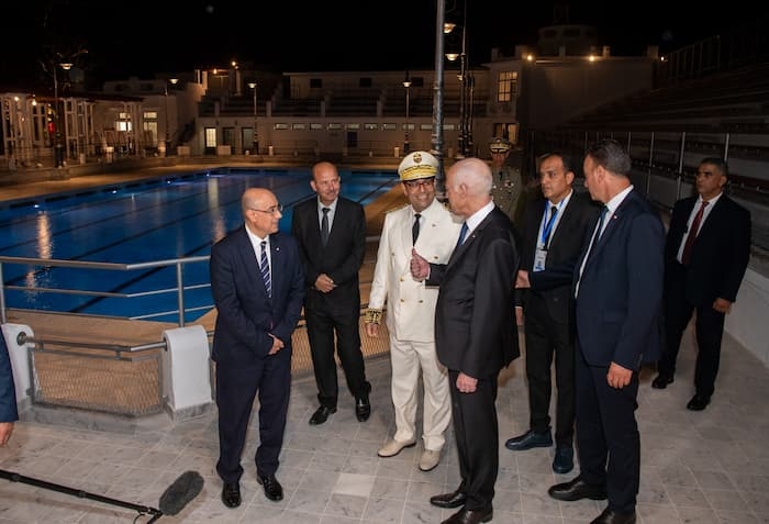 Tunis: Kaïs Saied réouvre la piscine du Belvédère (Photos)