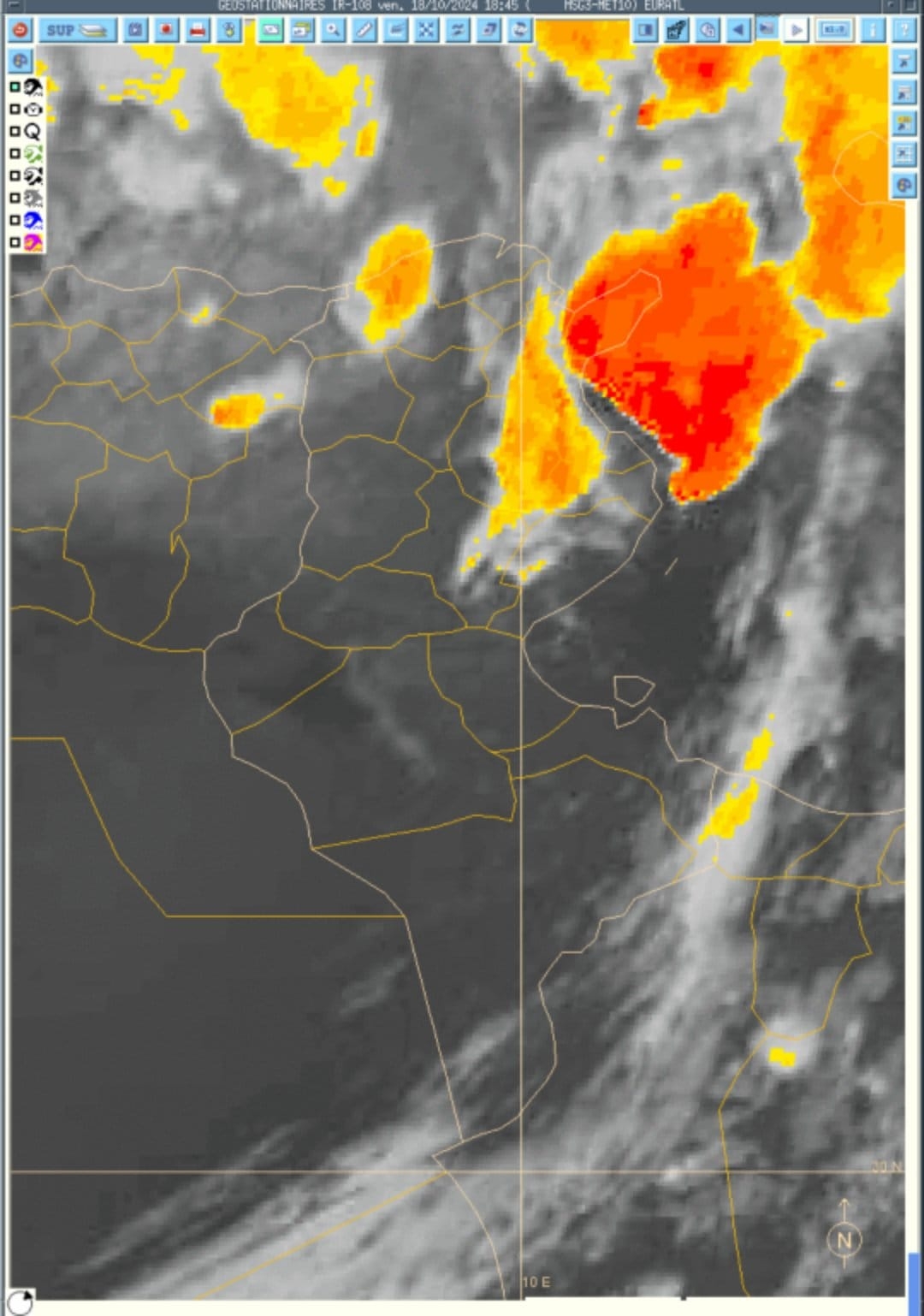 Alerte météo : Des orages actifs accompagnés de fortes pluies dans l’est tunisien