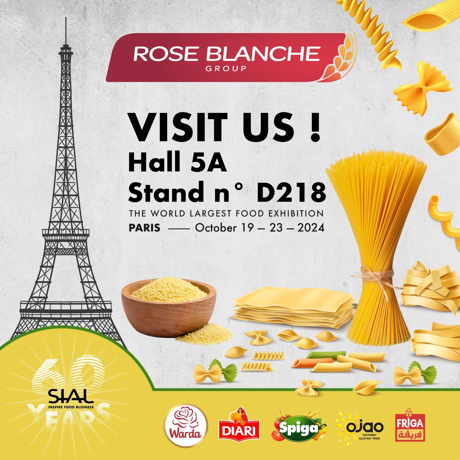 Rose Blanche Group présent au SIAL Paris 2024 pour promouvoir ses produits