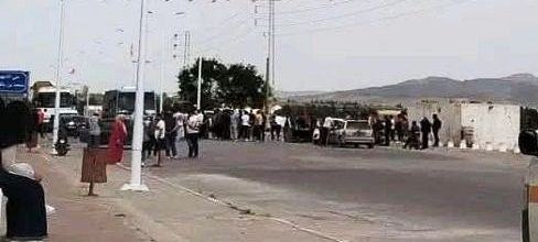 Tunisie – Protestations et blocage de la route à Bir Mcharga du gouvernorat de Zaghouan