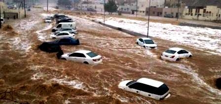 Algérie : Cinq morts au moins et plus de 100 blessés dans des inondations