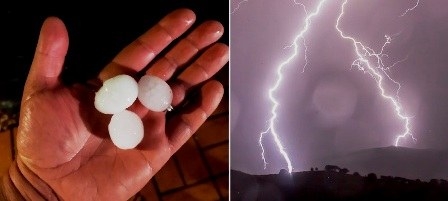Tunisie – METEO : Pluies orageuses et grêle sur le nord et localement le centre