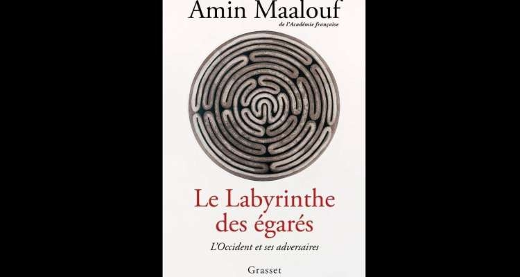 Avec Amin Maalouf, dans "Le Labyrinthe des Égarés"