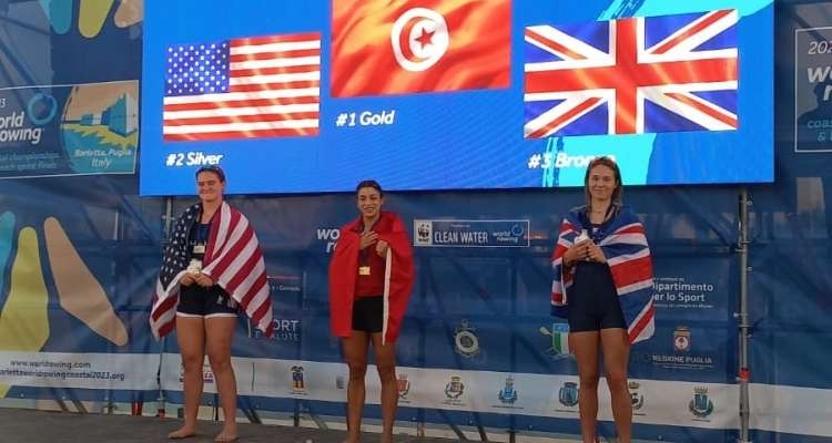 Aviron de plage : Hela Belhaj Mohamed championne du monde