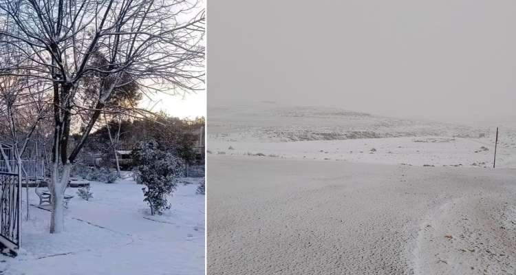 Tunisie : Il neige dans la région de Kasserine !