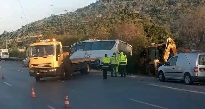 Tunisie - Borj Cedria : Plusieurs touristes blessés dans le dérapage d’un bus