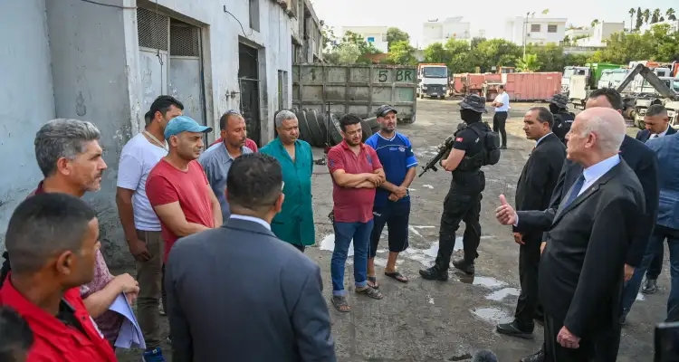 Services municipaux de Tunis : Le constat accablant de Kais Saïed