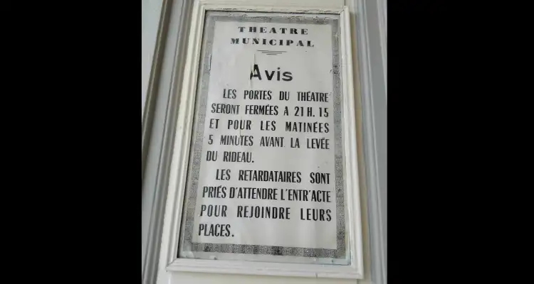 Snapshot : Quand le Théâtre municipal posait ses conditions