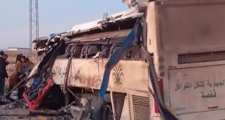 Tunisie - Gafsa : Six morts et neuf blessés dans une collision entre un camion et un bus