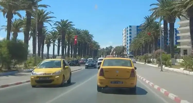 Grève des taxis à Tunis