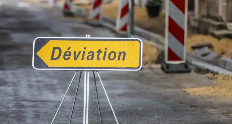 Tunis : circulation déviée autour de la place du Bardo pour les travaux de la ligne D du RFR