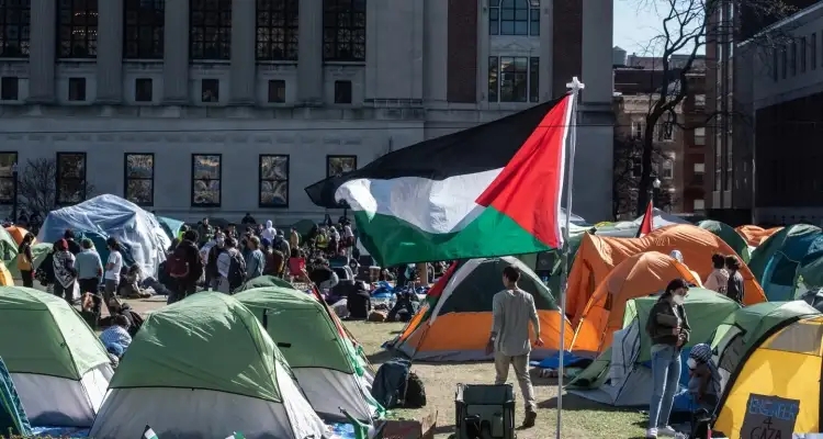 Les manifestations étudiantes pro-Palestine aux USA se propagent en Europe