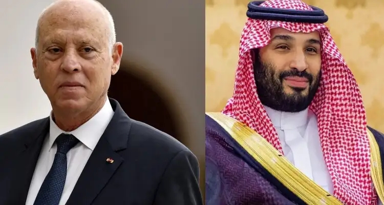 Entretien téléphonique entre le prince héritier saoudien et le président Saied