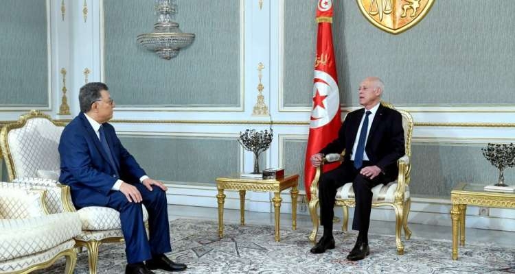 Kais Saied reçoit le président de l'ARP