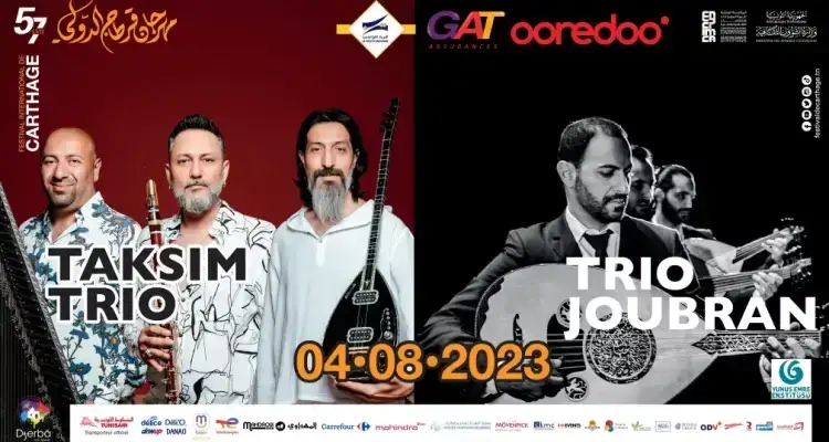 Festival de Carthage : Report du Concert du Trio Taksim et du Trio Joubran