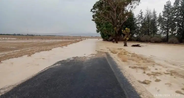 Tunisie - météo : Débordements d'oueds et innondation dans le nord-ouest du pays