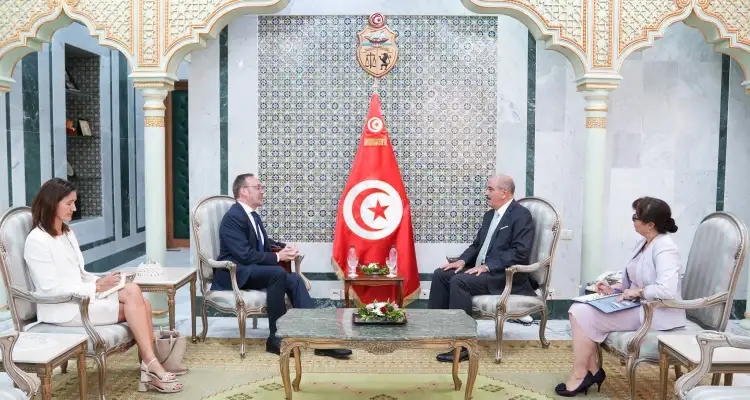 Mohamed Ali Nafti reçoit quatre ambassadeurs à Tunis