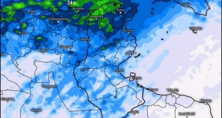 تقلبات جوية هامة تصل تونس بعد ظهر اليوم