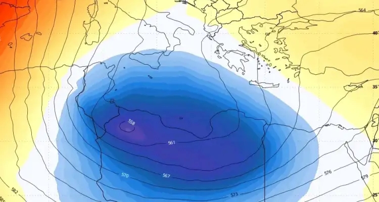 المركز العربي للمناخ: كتل هوائية باردة وأمطار تتجه نحو تونس