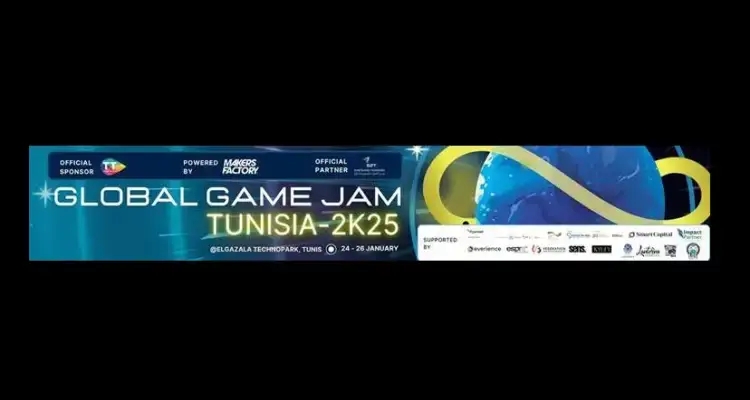 اتصالات تونس شريك بارز في حدث Global Game Jam Tunisia 2025