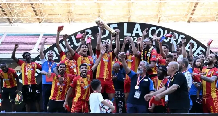 الترجي يفوز بكأس تونس ويحقق الثنائية