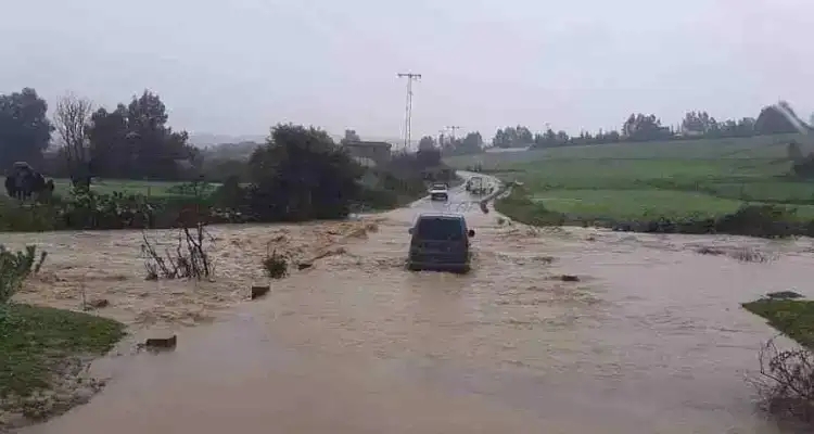 Tunisie : Liste des routes coupées à cause des intempéries