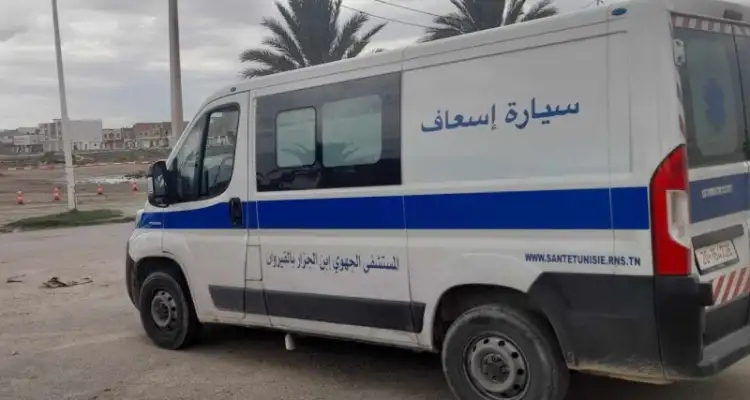 Kairouan : 15 personnes hospitalisées, unité médicale mobile au foyer de Raqqada