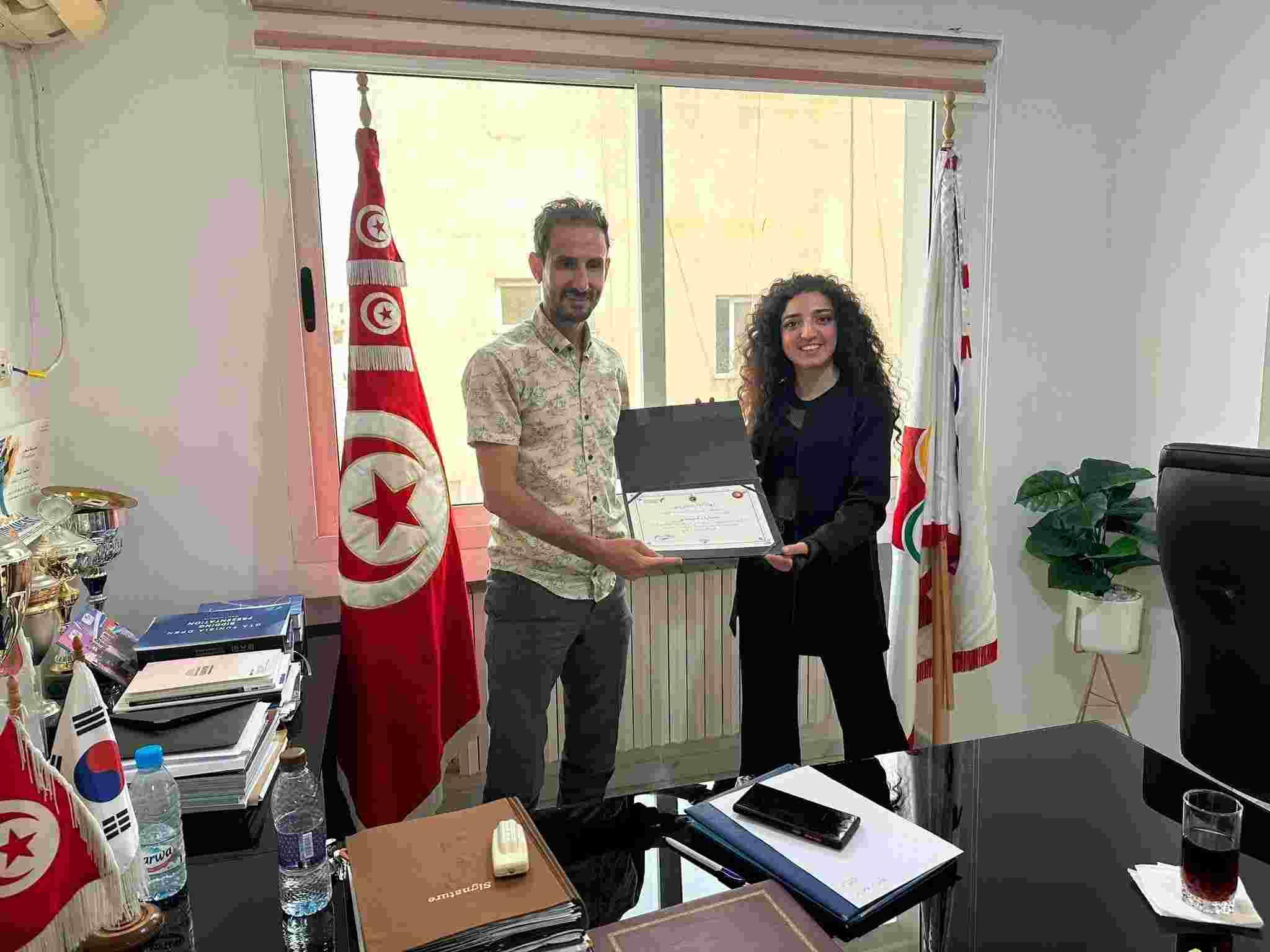 تونس : جامعة التايكواندو تتبنّى صاحبة الأرقام القياسية العالمية سارّة الركباني