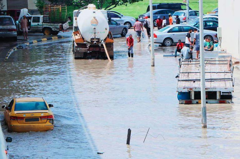 العاصفة دانيال تخلف 3 قتلى في شرق ليبيا