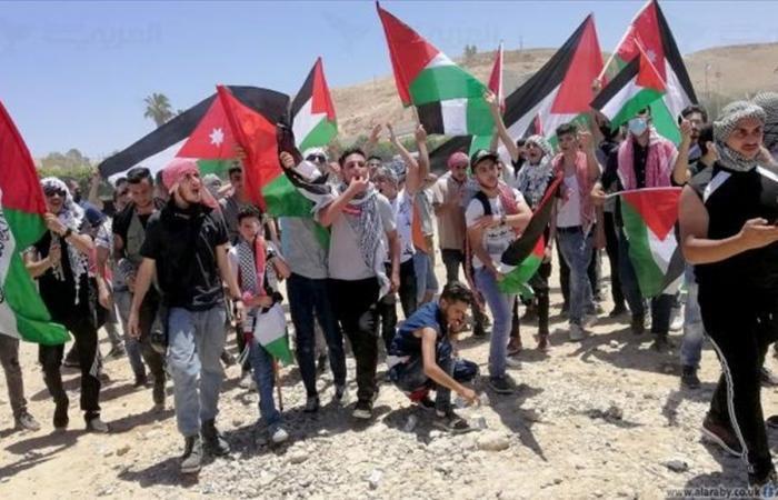 الأردن يمنع التظاهر قرب الحدود مع فلسطين