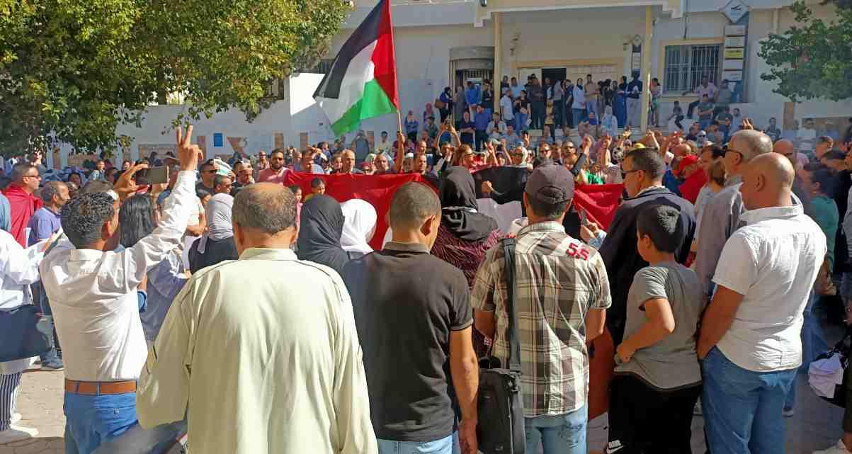سليانة: مسيرات حاشدة احتجاجا على مجزرة مستشفى المعمداني في قطاع غزة