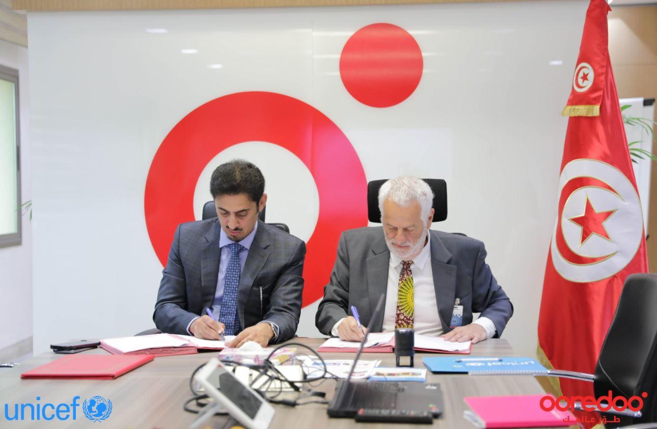 Ooredoo توقع شراكة استراتيجية مع اليونيسف من أجل الدفع بالأطفال التونسيين نحو غد أفضل