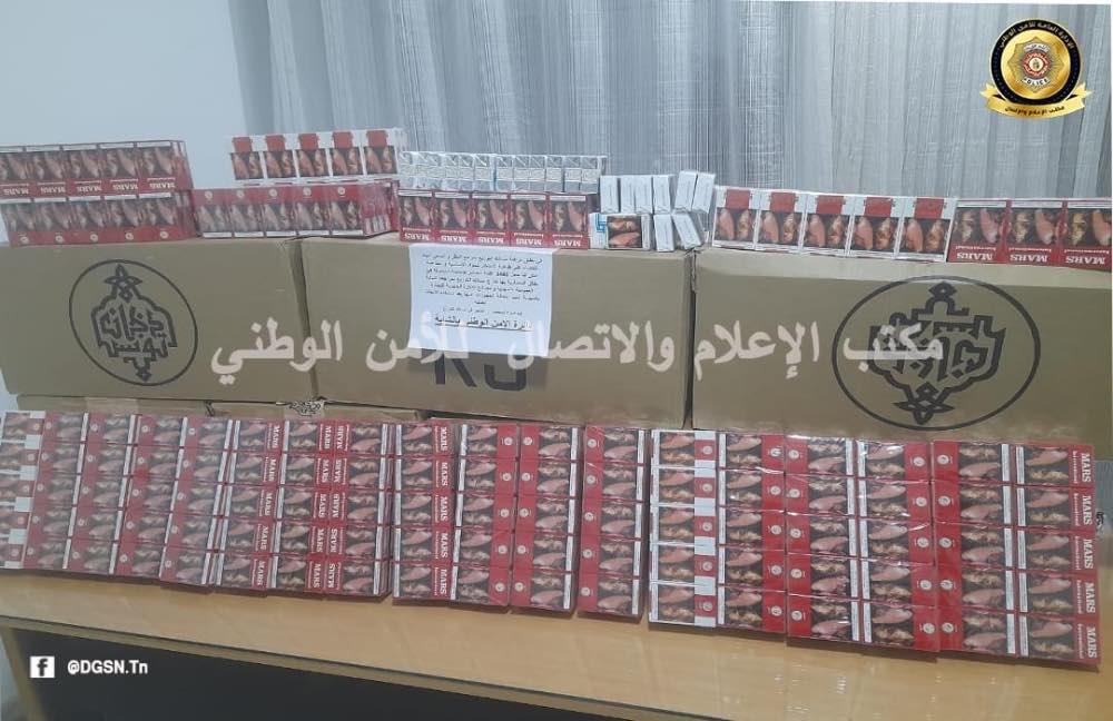 المهدية: حجز 3480 علبة سجائر مهربة