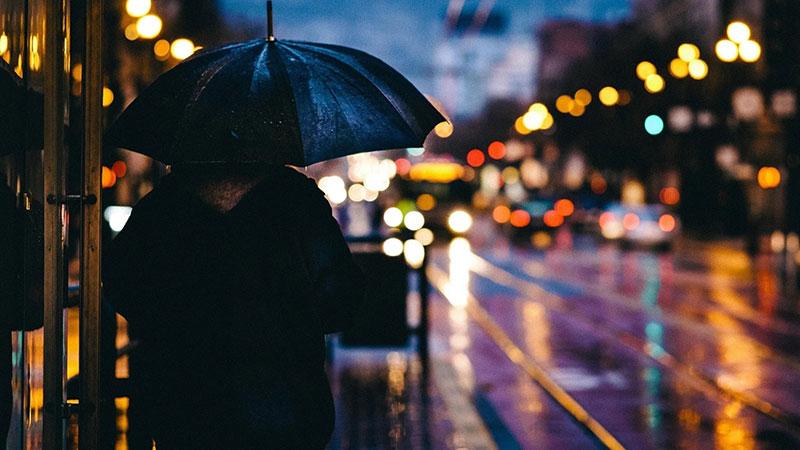 تواصل نزول الأمطار هذه الليلة