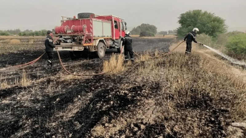 جندوبة: إخماد حريق اندلع بمصب فضلات عشوائي