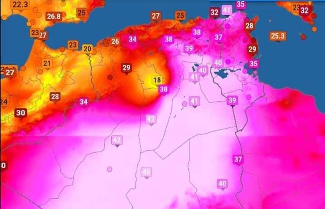 درجات الحرارة تسجل اليوم ارتفاعا يتجاوز المعدل الموسمي بـ 8 درجات مئوية !