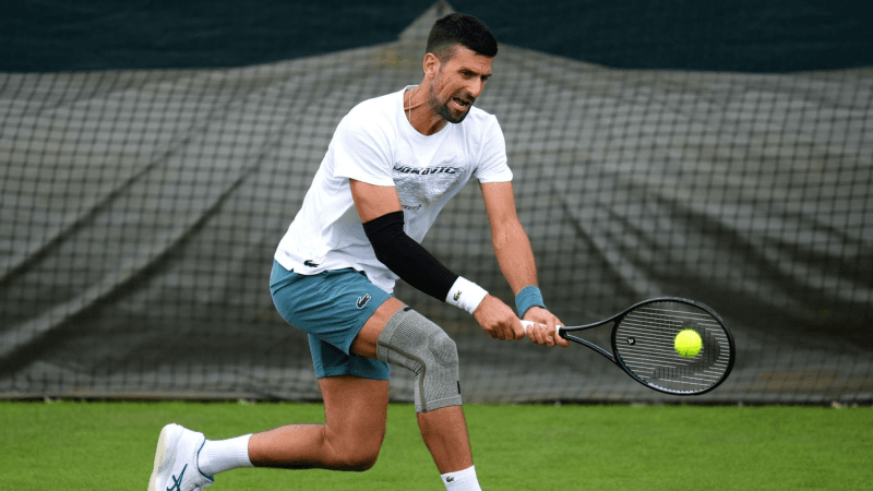 Wimbledon: Novak Djokovic bien présent