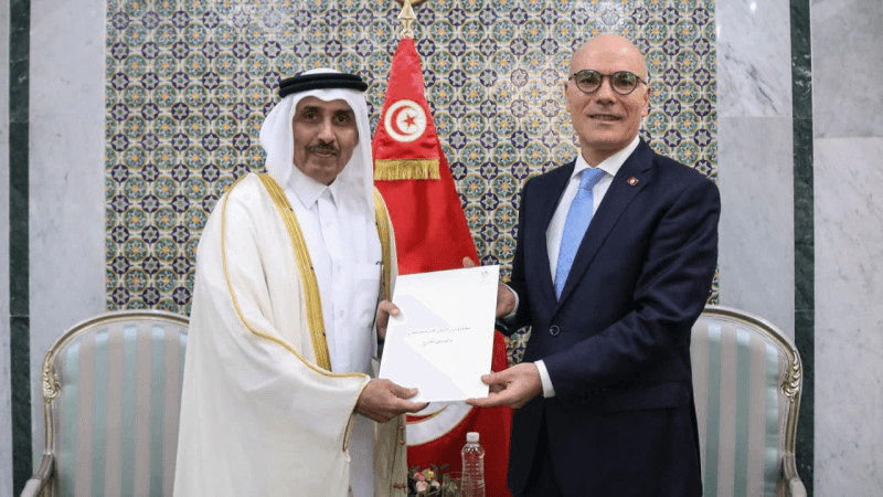 Nabil Ammar reçoit le nouvel ambassadeur du Qatar à Tunis