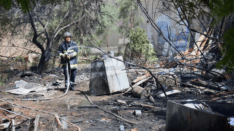 Tunis: Incendie maîtrisé à l'avenue Jean Jaurès