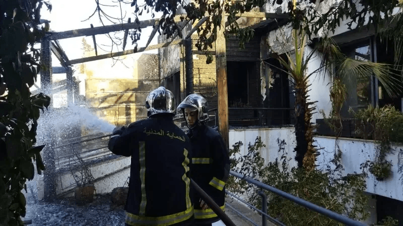 Berges du Lac: Un restaurant touristique en feu...