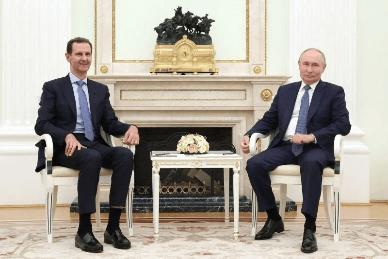 Vladimir Poutine rencontre Bachar al Assad à Moscou