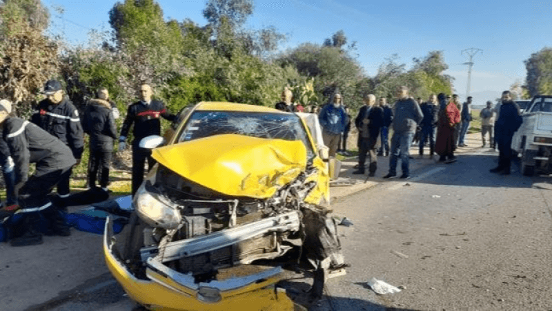 حادث مرور يودي بحياة سائق تاكسي في المنستير