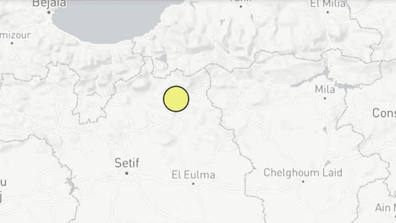 رجّة أرضية في الشرق الجزائري